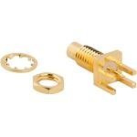 RF Rf Connectors / Coaxial Connectors Smc End Launch Jack .062 Board Bulkhead 152147